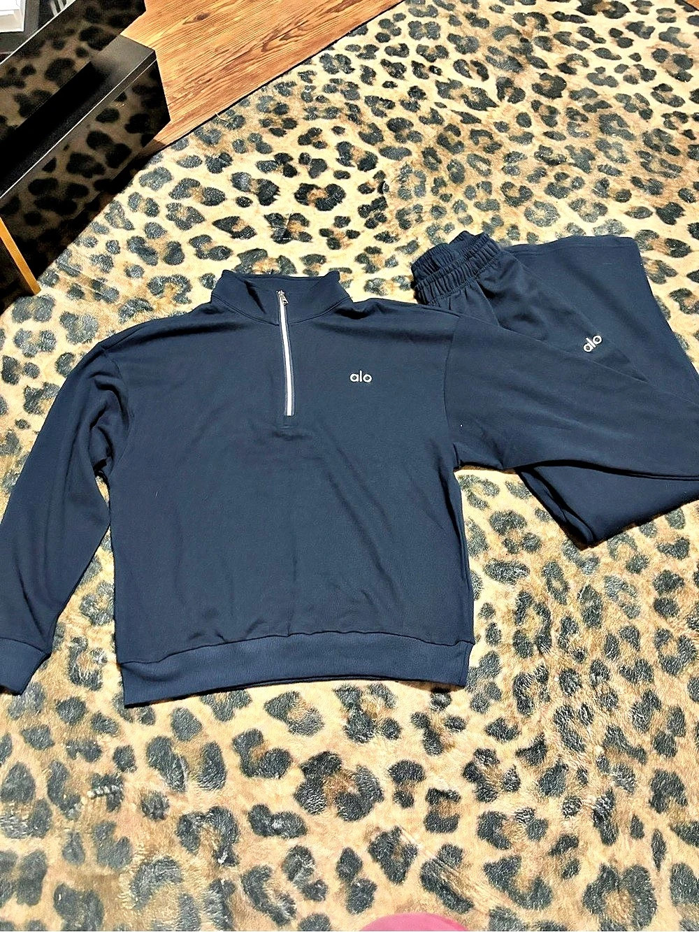 alo Half-Zip Pullover in Blue New